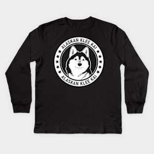 Alaskan Klee Kai Fan Gift Kids Long Sleeve T-Shirt